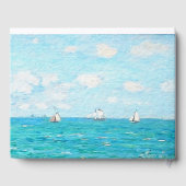 Livre D'or Claude Monet Seasons À Saint-Adresse Art (Verso)