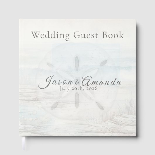 Livre D'or Coastal Minimalist Wedding (Recto)
