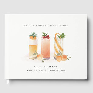 Livre D'or Cocktail de fruits mignon élégant Orange Shower de