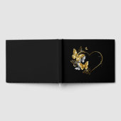 Livre D'or Coeur aux papillons d'or (Complet)