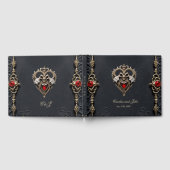 Livre D'or Coeur gothique étonnant (Complet)