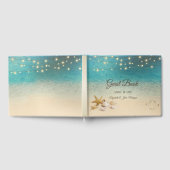 Livre D'or Coeurs de coquillages de plage tropicaux Mariage (Complet)