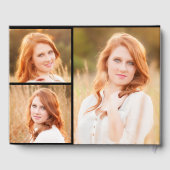 Livre D'or Collage photo de superposition moderne Graduation (Verso)