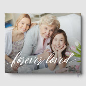 Livre D'or Collage photo en mémoire d'amour (Verso)