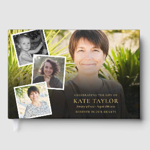 Livre D'or Collage photo Mémorial Funérailles 