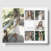 Livre D'or Collage photo moderne Graduation (Recto)