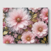 Livre D'or Collection Abstraite Cosmos Rose (Verso)