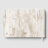 Livre D'or Collection de Mariages d'arbre cardiaque sculpté (Verso)