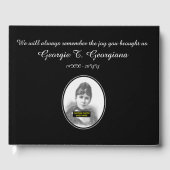 Livre d'or commémoratif Customisé (Recto)