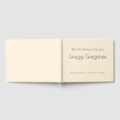 Livre d'or commémoratif simple et respectable (Complet)