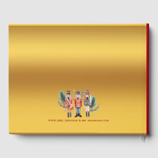 Livre D'or Composition des noix de cou de Noël (Verso)