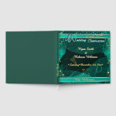 Livre D'or Conception de marbre sarcelle et or (Complet)