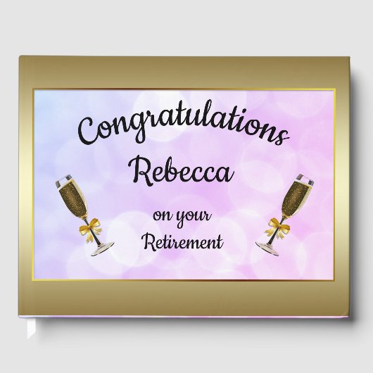 Livre D'or Conception de retraite personnalisée (Recto)