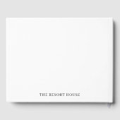 Livre D'or Conception neutre | Commentaire du client de locat (Verso)