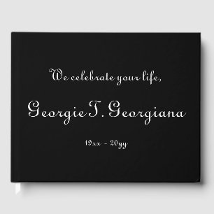 Livre d'or Condoléances minimes et élégantes