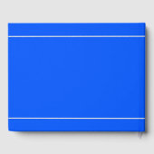 Livre d'or Condolences Bleues simples et simples (Verso)