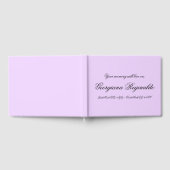 Livre d'or Condolences simples et basiques (Complet)