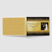 Livre D'or Confetti Gold Foil de luxe sur Noir (Complet)