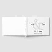 Livre D'or Contemporain noir et blanc (Complet)