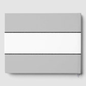 Livre D'or Cool Amusant Hiver Gris Gris Blancs "Pôle Nord" (Verso)