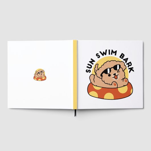 Livre D'or Cool Summer Chien Flottant - Jolie Puppy Pool Part (Complet)