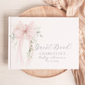 Livre D'or Coquette Neutral Bow Baby Shower