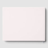 Livre D'or Coquette Script Rose Douce 16 Ans Rougeur  (Verso)