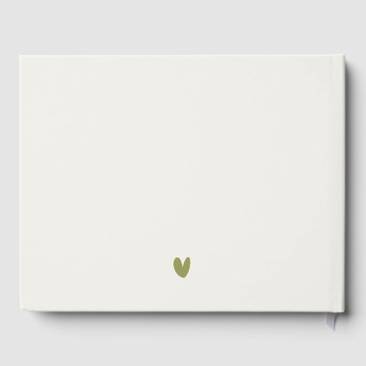 Livre D'or Côte Bali Beach Palm Tree Mariage d'aquarelle (Verso)