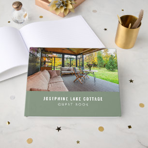 Livre D'or Cottage de bord de lac Sage Green Cabine Photo Com