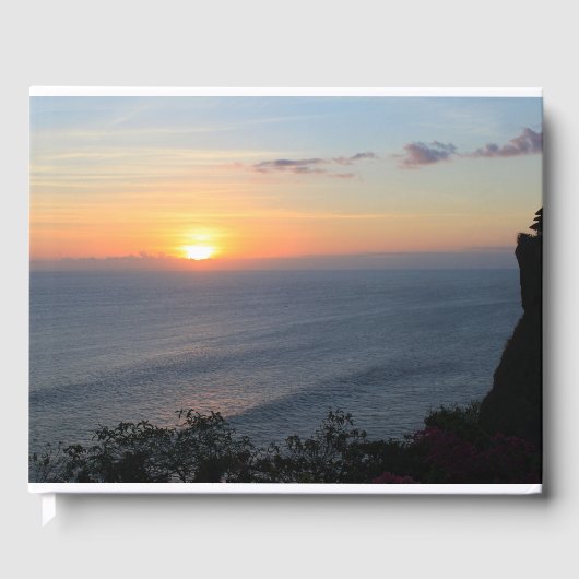 Livre D'or Coucher de soleil tropical (Recto)