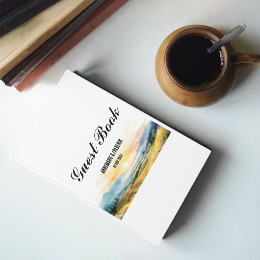 Livre D'or Couleur d'eau Fleur sauvage Sundown