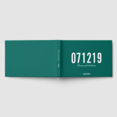 Livre D'or Couleur modifiable Date Gras Mariage moderne (Complet)