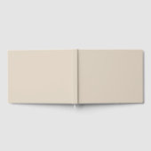 Livre D'or Couleur solide en lin naturel (Complet)