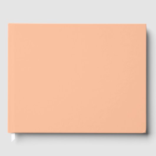 Livre D'or Couleur solide Fuzz Peach (Recto)