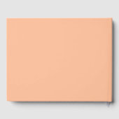 Livre D'or Couleur solide Fuzz Peach (Verso)