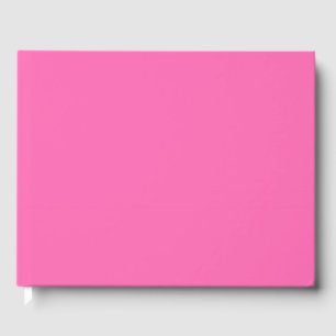 Livre D'or Couleur solide rose chaud