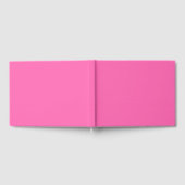 Livre D'or Couleur solide rose chaud (Complet)