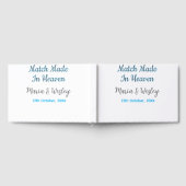 Livre D'or Couple ciel bleu noir nom date (Complet)