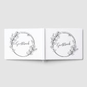 Livre D'or Courbe de cercle Eucalyptus, style d'art simple (Complet)