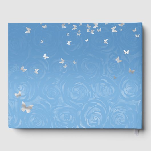 Livre D'or Couronne élégante bleue et argentée des Bahamas (Verso)