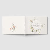 Livre D'or Couronne florale de mariage doucement rosée de Sof (Complet)