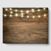 Livre D'or Cowboy Boots Sunflower Mariage de l'Ouest (Verso)