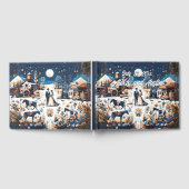 Livre D'or Cowboy & Bride Blue Western Style Mariage (Complet)