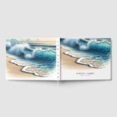 Livre D'or Crashing Ocean Waves Coastal Beach Wedding (Complet)