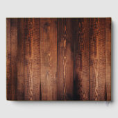 Livre D'or Create your own rustic photo country wedding  (Verso)