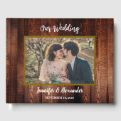 Livre D'or Create your own rustic photo country wedding  (Recto)