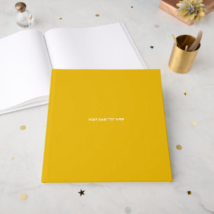 Livre D'or Créez Votre Propre Conception Personnalisée Jaune