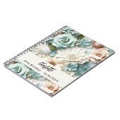 Livre d'or crème verte poussiéreuse nom (Côté gauche)