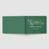 Livre D'or Crescent Moon Starry Nuit Mariage céleste (Complet)