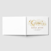 Livre D'or Crescent Moon Starry Nuit Mariage céleste (Complet)